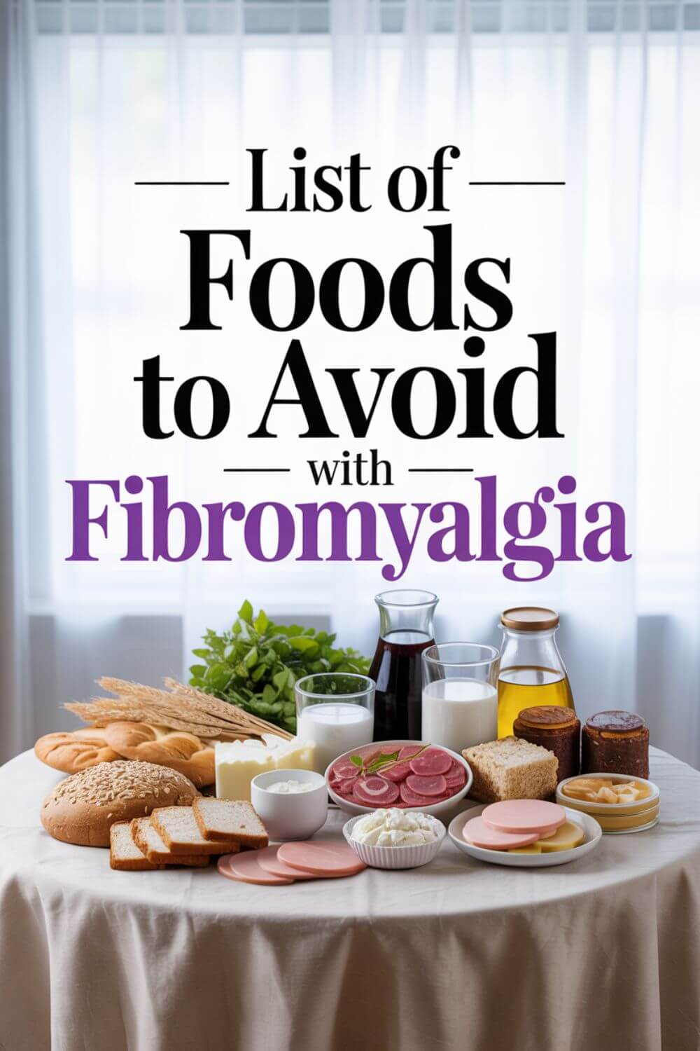 List of Foods to Avoid with Fibromyalgia 12