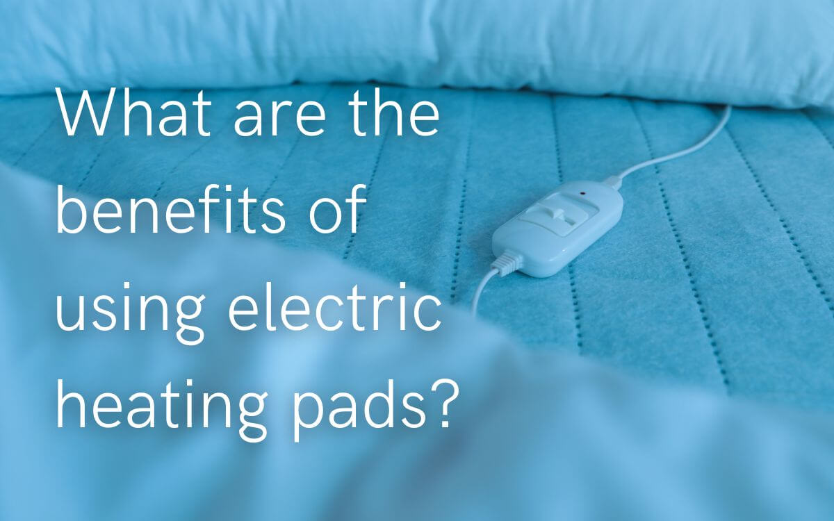 What are the benefits of using electric heating pads
