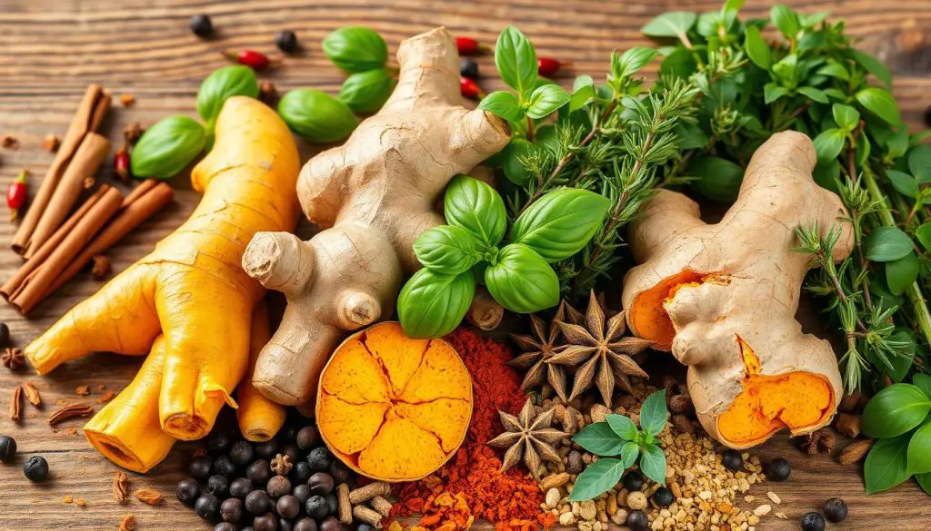 Anti-inflammatory herbs and spices