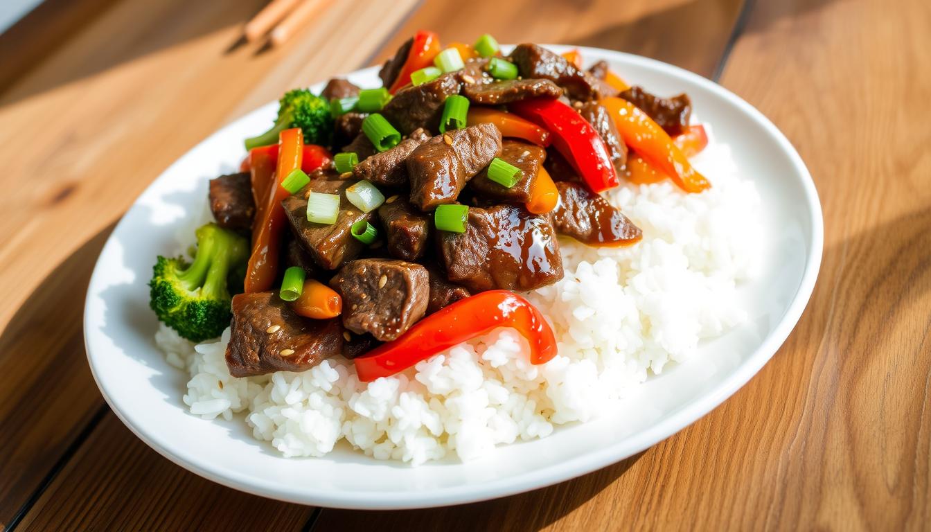 Endo friendly beef stir-fry rice