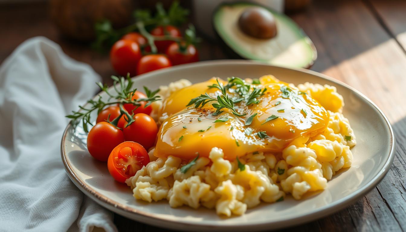 Endo friendly eggs lactose-free cheese