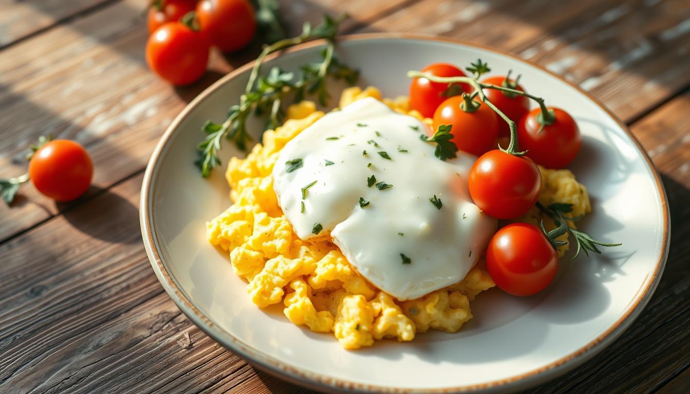 Endo friendly eggs lactose-free cheese