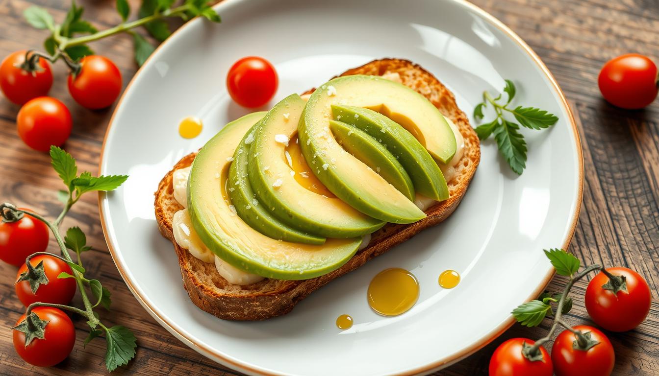 Endo friendly gluten-free toast avocado