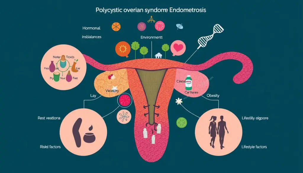 PCOS and Endometriosis Risk Factors