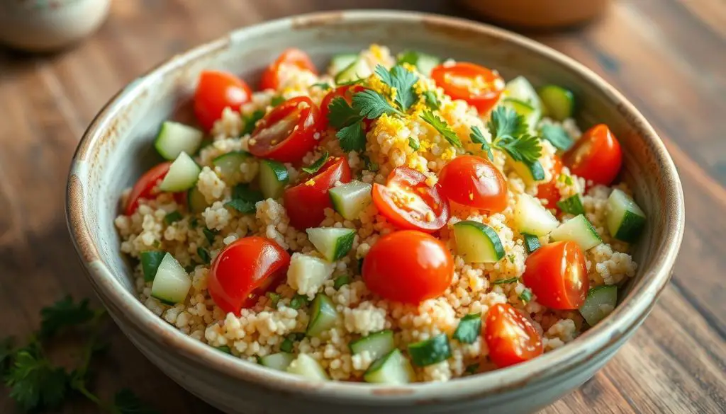 Quinoa and Cucumber Salad Endo Dish