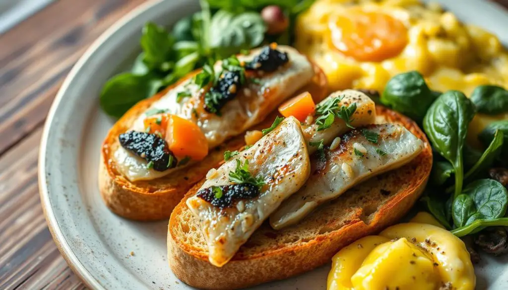 Sardines on Gluten-Free Toast