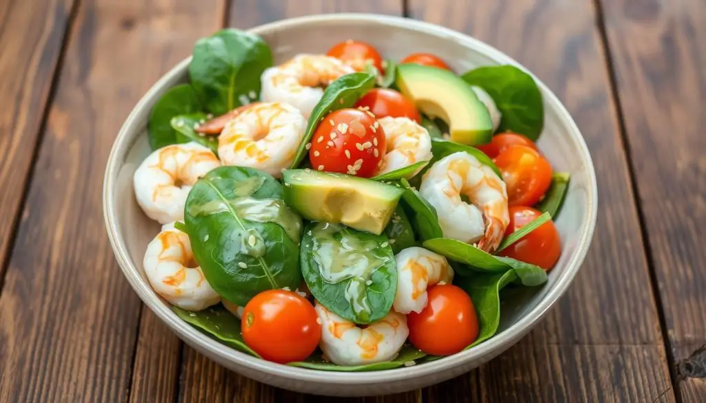 Shrimp Spinach Salad