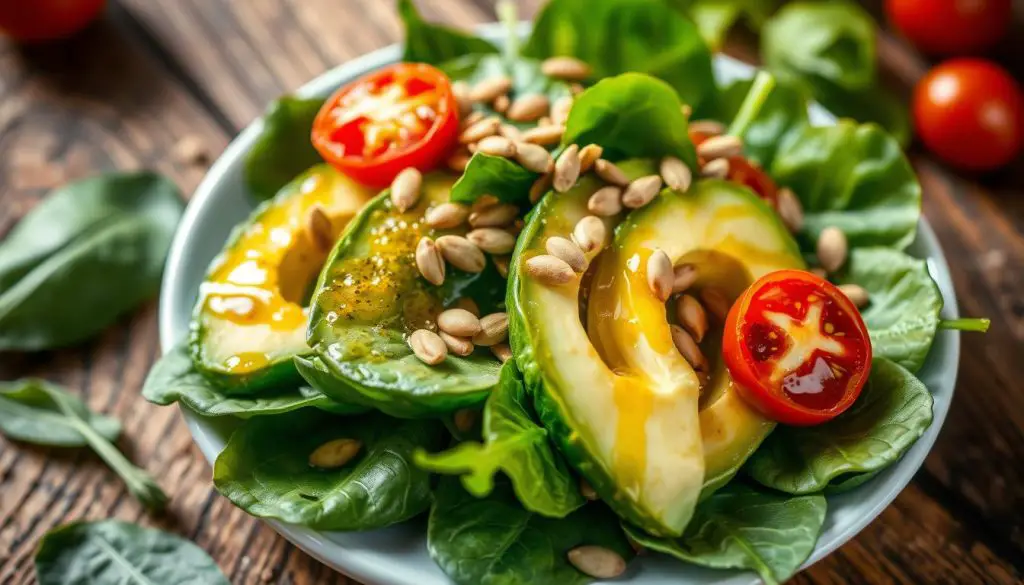 Spinach and Avocado Salad