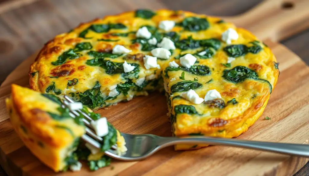 Spinach and Feta Frittata