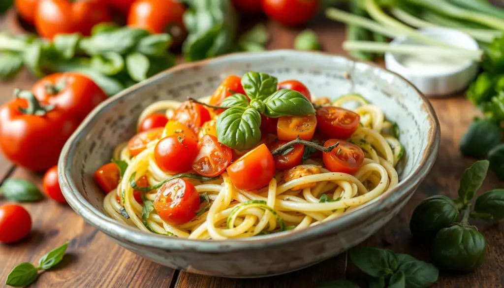 Zucchini noodle dishes