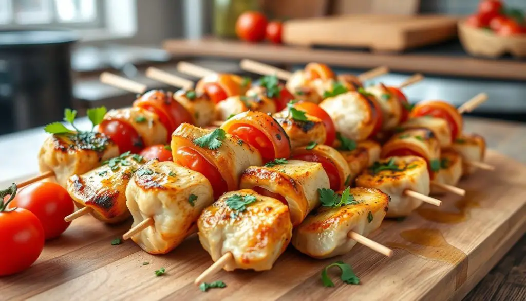 endo friendly chicken kebabs tomatoes