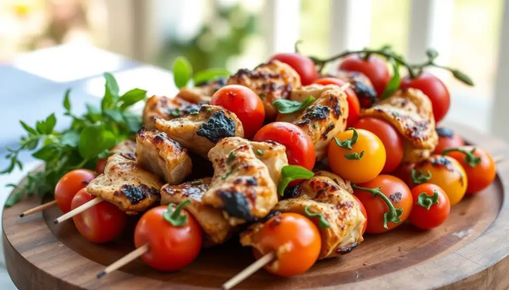 endo friendly chicken kebabs tomatoes