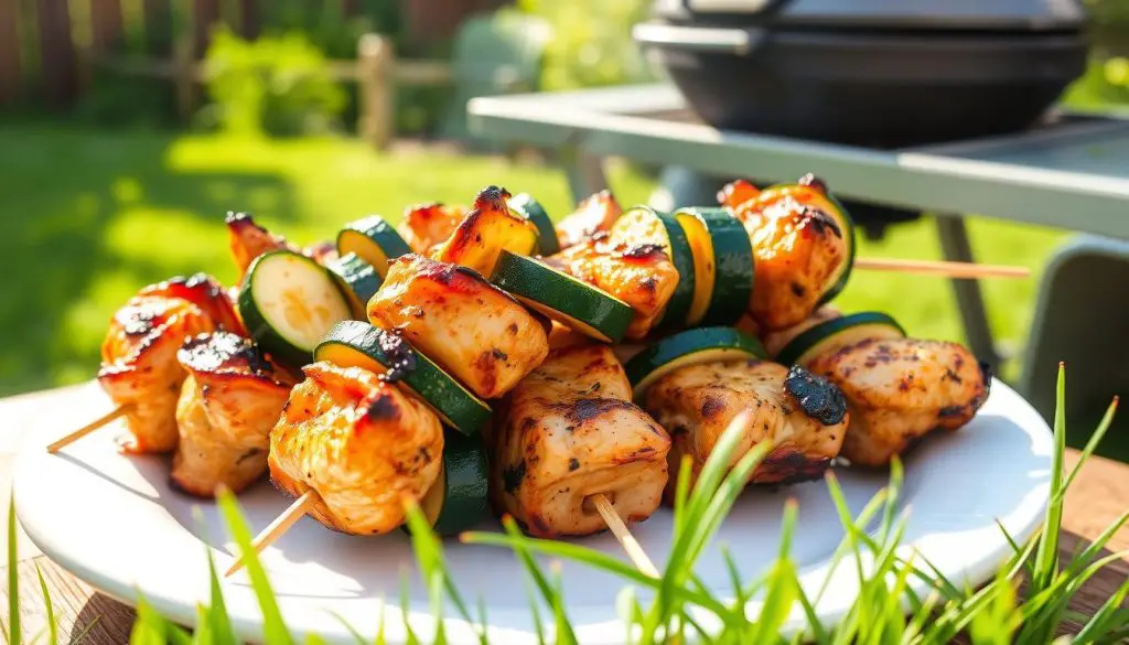 endo friendly chicken kebabs zucchini