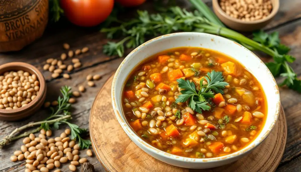 low FODMAP lentil soup