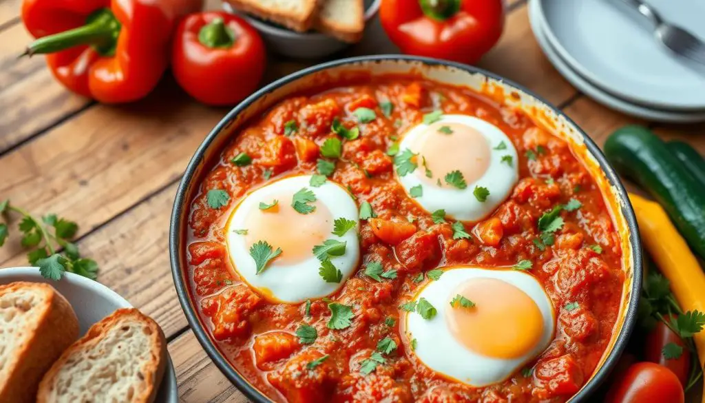 low FODMAP shakshuka