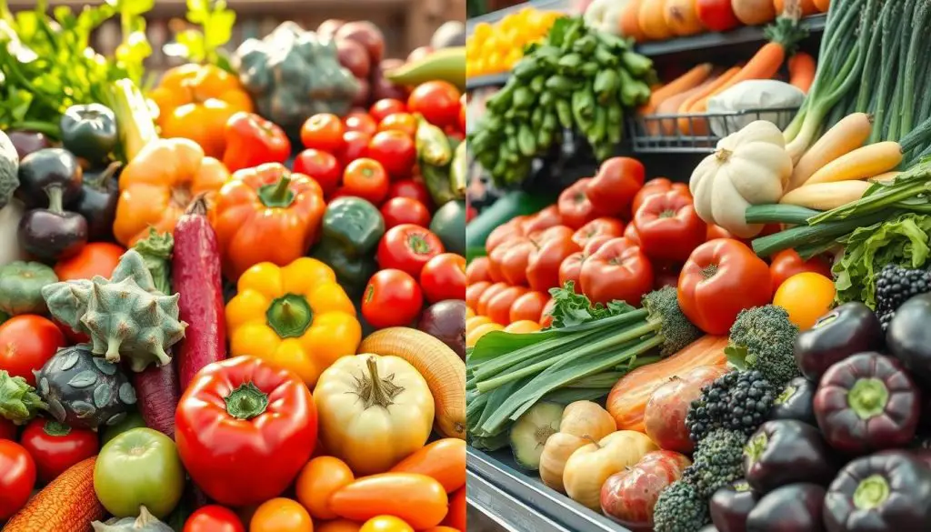 organic food vs non-organic food