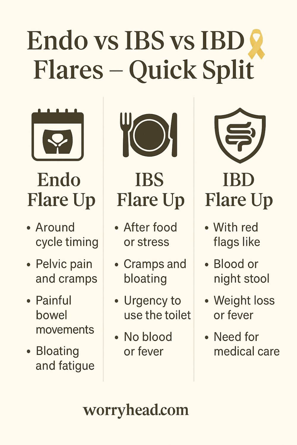 Endo IBS IBD Flare Ups 3