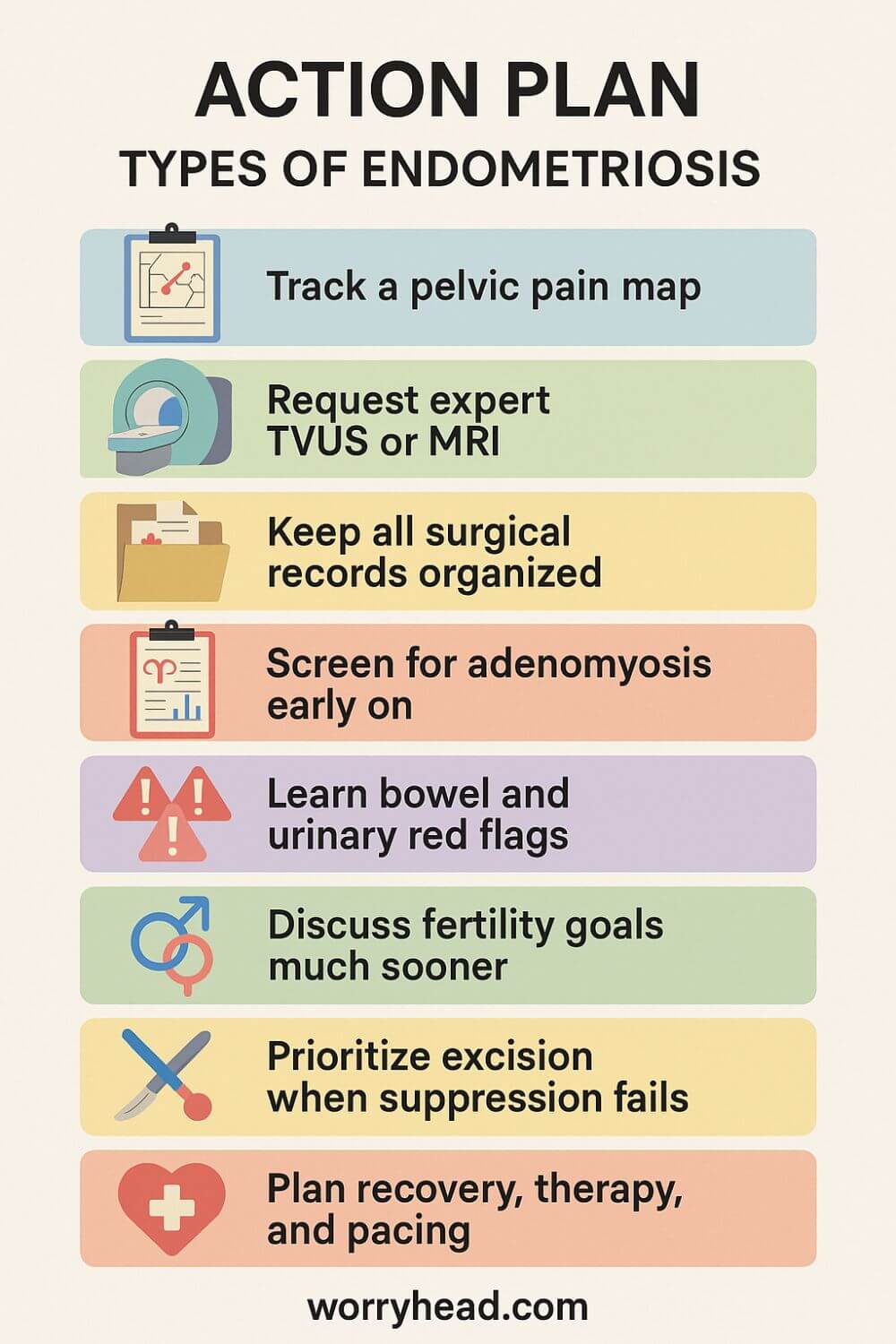 Types of Endometriosis 3