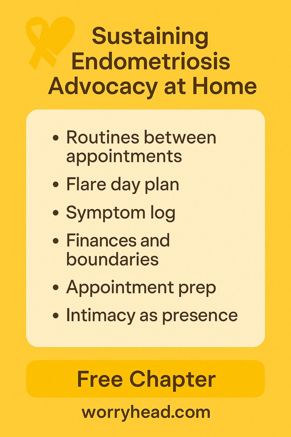 Endometriosis Advocacy and Awareness 6