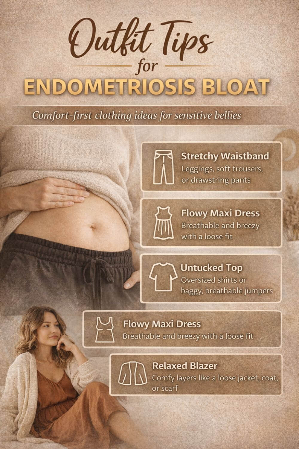 Outfit Ideas for Women with Endo Belly 5