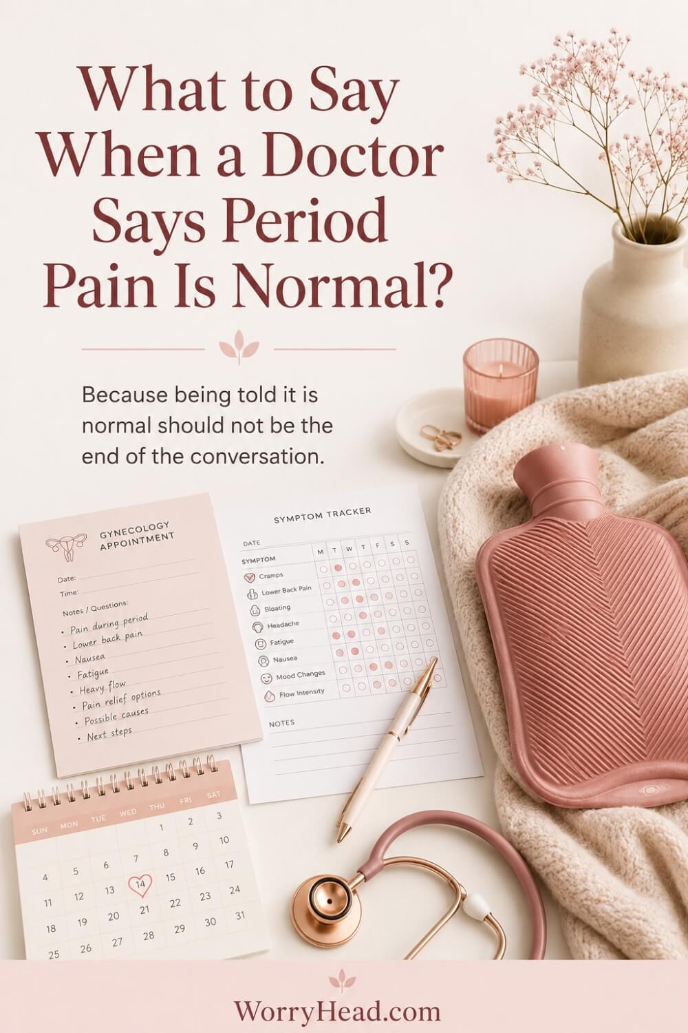 What to Say When a Doctor Says Period Pain Is Normal 3