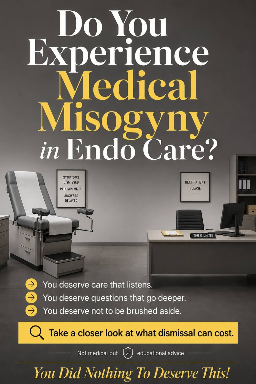 Do You Experience Medical Misogyny in Endo Care 1
