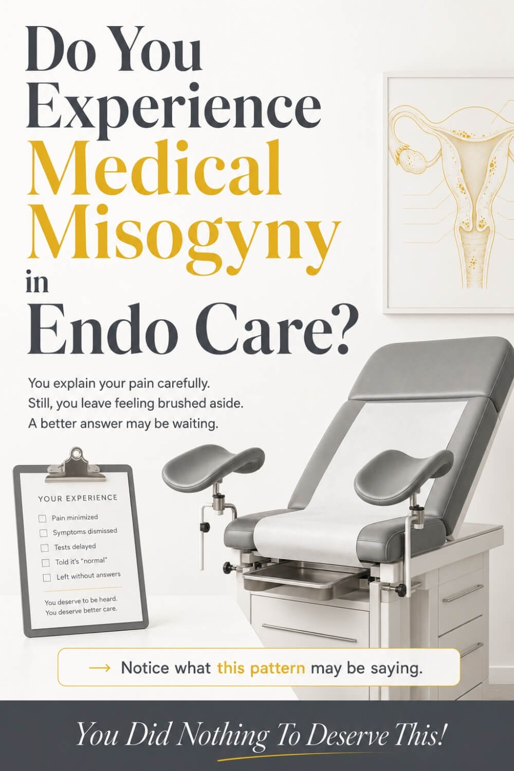 Do You Experience Medical Misogyny in Endo Care 8