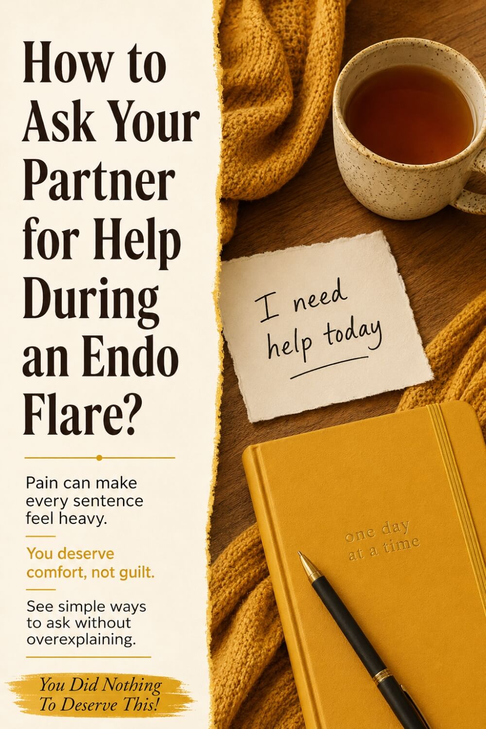 How to Ask Your Partner for Help During an Endo Flare 1